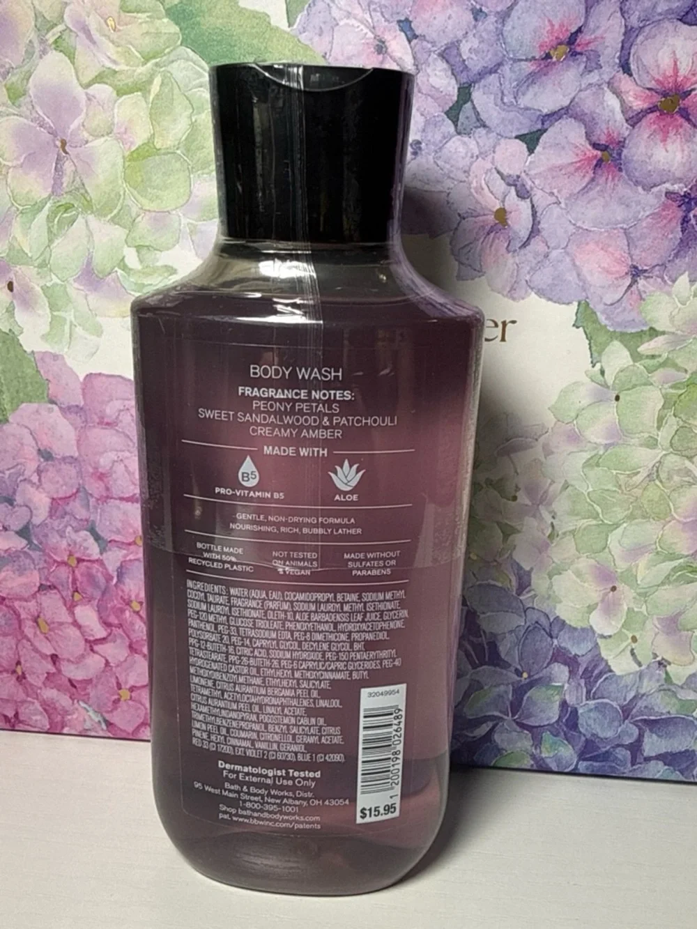Bath & Body Works Black Amethyst Body Wash — Black & Purple